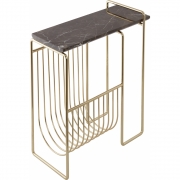 AYTM - Sino Magazinhalter Gold / Braun