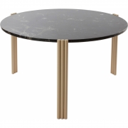 AYTM - Tribus Couchtisch Ø 80 cm Sand hell / Schwarz