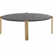 AYTM - Tribus Couchtisch Oval Gold / Schwarz