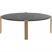 AYTM - Tribus Couchtisch Oval Sand hell / Schwarz
