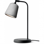 New Works - Material Tischleuchte Hellgrauer Beton