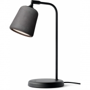 New Works - Material Tischleuchte Dunkelgrauer Beton