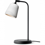 New Works - Material Tischleuchte Weißer Marmor