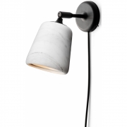 New Works - Material Wandlampe Weißer Marmor