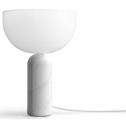 New Works - Kizu Tischleuchte Marmor Weiß | S