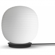 New Works - Lantern Globe Tischleuchte Basis Schwarz Medium, Ø30