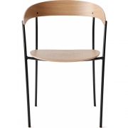 New Works - Missing Armlehnenstuhl, Eiche 