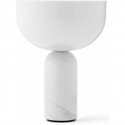 New Works - Kizu Portable Tischleuchte Marmor Weiß