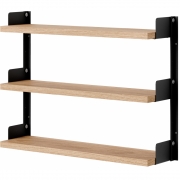 New Works - New Works Tee Regal Eiche / Schwarz