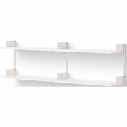 New Works - Chamber Wandregal 450 Weiß / Weiß