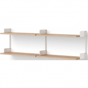 New Works - Chamber Wandregal 450 Eiche / Weiß