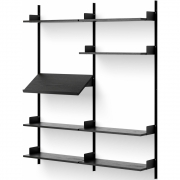 New Works - Living Wandregal 1900 Schwarz / Schwarz