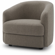 New Works - Covent Lounge Sessel schmal mit Drehfuß