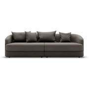 New Works - Covent Residential Sofa Taupe dunkel (Nevotex Barnum)