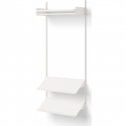 New Works - Wardrobe Regal 1 Weiß / Weiß