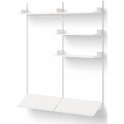 New Works - Wardrobe Regal 3 Weiß / Weiß