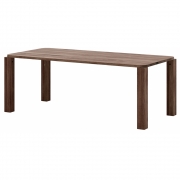 New Works - Atlas Esstisch 200x95 cm Eiche geräuchert