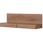 New Works - Tana Wall Mounted Medien Modul Walnuss