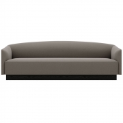 New Works - Shore Sofa 3-Sitzer mit Sockel 