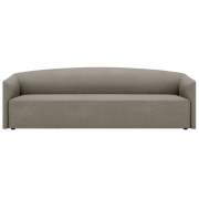 New Works - Shore Sofa 3-Sitzer mit verlängerter Basis Taupe (Marlon)
