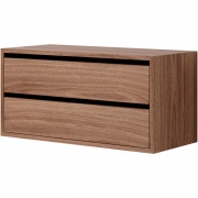New Works - Cabinet Schrank niedrig mit Schubladen 