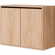 New Works - Cabinet Schrank hoch mit Türen 