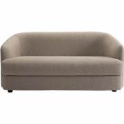 New Works - Covent Sofa 2-Sitzer tief Hanf (Nevotex Barnum)