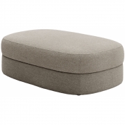 New Works - Covent Pouf Hocker L | Hanf (Nevotex Barnum)