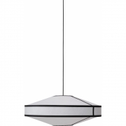 New Works - Kite Pendelleuchte Weiß/Schwarz | Ø75 cm