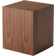 New Works - Mass Beistelltisch Walnuss | ohne Schublade