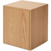 New Works - Mass Beistelltisch Eiche | mit Schublade