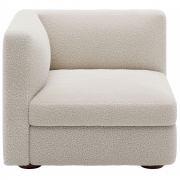 New Works - Coda Modulsofa Eckmodul (Modul 20) Spacedust (Zinc Drake Z699/02)