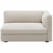 New Works - Coda Modulsofa breites Modul Rechts (Modul 41) | Spacedust (Zinc Drake Z699/02)