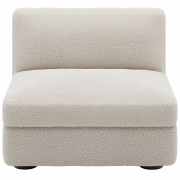 New Works - Coda Modulsofa Mittel-Modul Schmal (Modul 50) | Spacedust (Zinc Drake Z699/02)