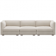 New Works - Coda Modulsofa Konfiguration 4 Spacedust (Zinc Drake Z699/02)