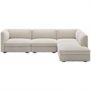 New Works - Coda Modulsofa Konfiguration 6 Spacedust (Zinc Drake Z699/02)