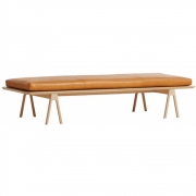 Woud - Level Daybed Eiche / Cognac