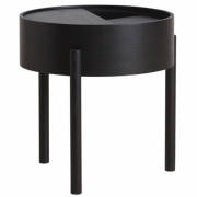 Woud - Arc Beistelltisch Schwarze Esche