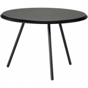 Woud - Soround Couchtisch Black Ash Ø60 / H 40,50