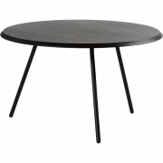 Woud - Soround Couchtisch Black Ash Ø75 / H 44,50