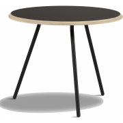 Woud - Soround Couchtisch Black Ø60 / H 49