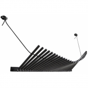 Woud - Knaegt Wandgarderobe Schwarz