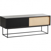 Woud - Virka Low Sideboard Eiche schwarz