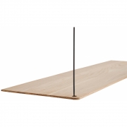 Woud - Regalbrett für Stedge Wandregal small Weiß pigmentierte Eiche