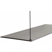 Woud - Regalbrett für Stedge Wandregal small Schwarz lackierte Eiche