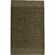 Woud - Rombo Teppich 140 x 90 (Moosgrün, Weiß)