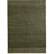 Woud - Rombo Teppich 240 x 170 (Moosgrün, Weiß)