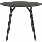 Woud - Tree Esstisch Schwarz Ø 90 cm