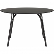 Woud - Tree Esstisch Schwarz Ø 120 cm