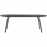 Woud - Tree Esstisch Schwarz 220 cm